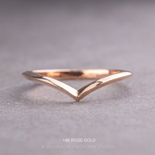 Vivian Wedding Ring, Knife Edge Band
