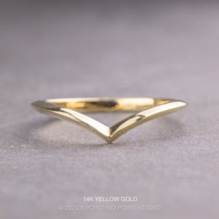 Vivian Wedding Ring, Knife Edge Band