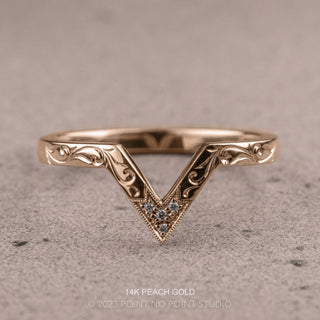 Vera Wedding Ring, 4 Diamond