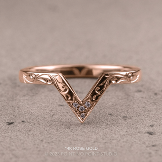 Vera Wedding Ring, 4 Diamond