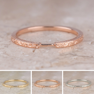 Vintage Vienna Wedding Ring Cuff