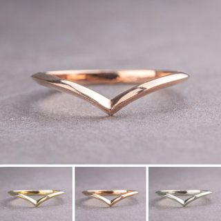 Vivian Wedding Ring, Knife Edge Band