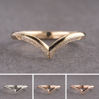 Mackenzie Wedding Ring, White Diamond