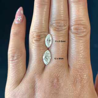 Brilliant Cut Marquise Moissanite (multiple sizes)