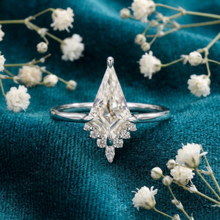 Kite Lab Diamond Engagement Ring, Ava Setting