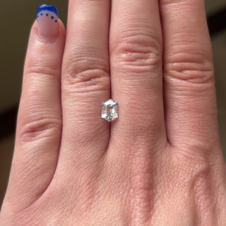 1.47ct Hexagon loose Sapphire, Point No Point Studio. Conflict free.