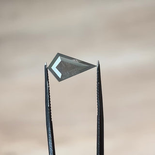 3.14ct Kite loose Salt & Pepper Diamond, Point No Point Studio. Conflict free.