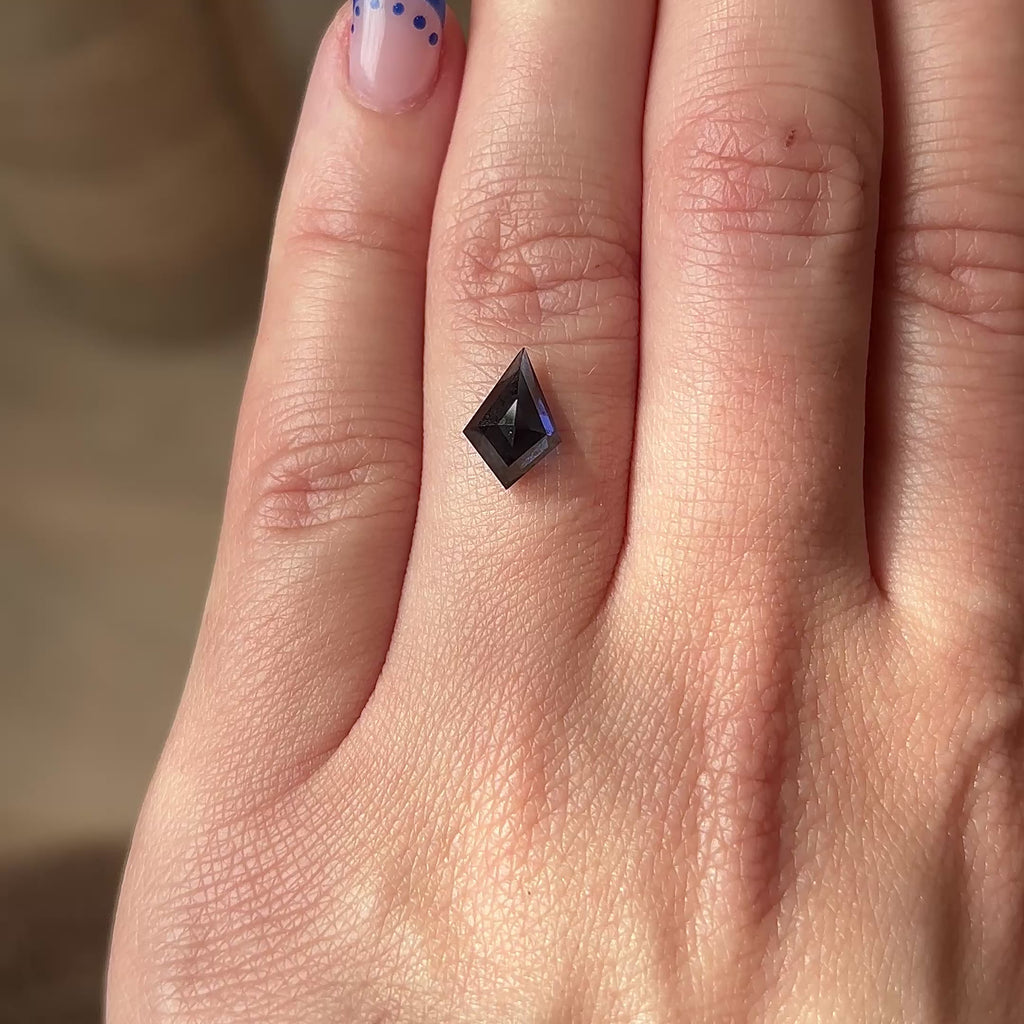 1.81ct Kite loose Sapphire, Point No Point Studio. Conflict free.