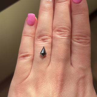 1ct Kite loose Black Diamond, Point No Point Studio. Conflict free.
