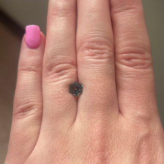 1.30ct Hexagon loose Sapphire, Point No Point Studio. Conflict free.