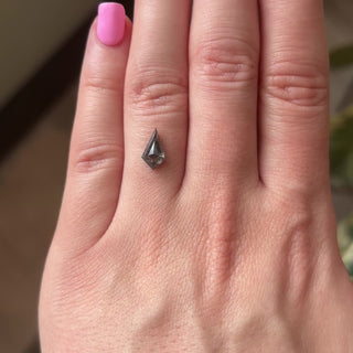 1.08ct Kite loose Salt & Pepper Diamond, Point No Point Studio. Conflict free.