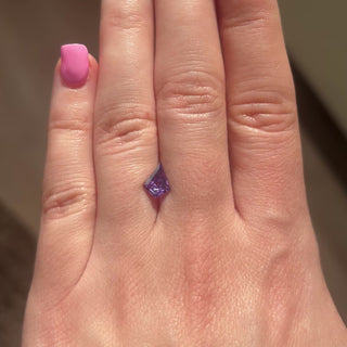 1.62ct Kite loose Sapphire Stone, Point No Point Studio. Conflict free.