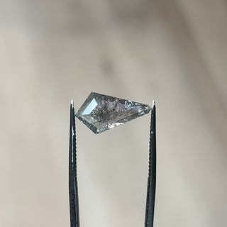 3.70ct Kite loose Salt & Pepper Diamond, Point No Point Studio. Conflict free.