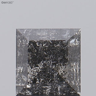 1.44ct Rectangle & Square loose Salt & Pepper Diamond, Point No Point Studio. Conflict free.