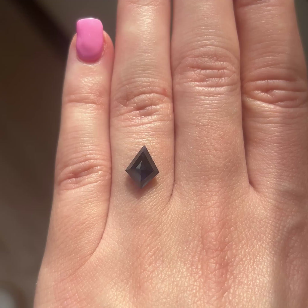 1.92ct Kite loose Sapphire, Point No Point Studio. Conflict free.
