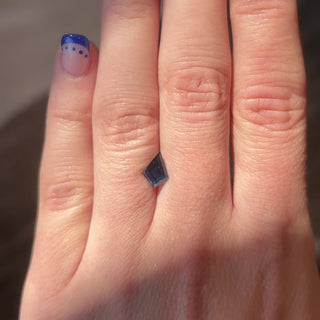 1.27ct Kite loose Sapphire, Point No Point Studio. Conflict free.