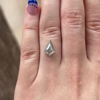 2.36ct Kite loose Salt & Pepper Diamond, Point No Point Studio. Conflict free.
