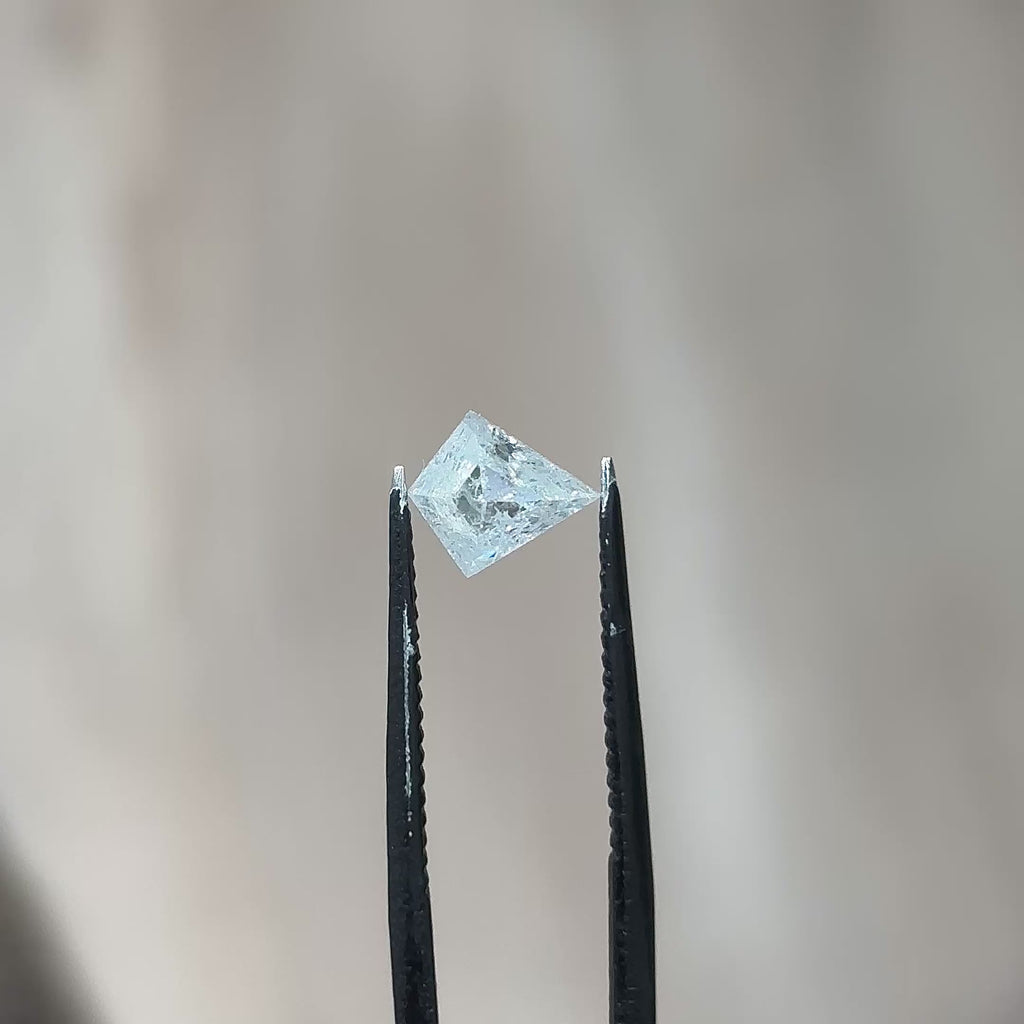 .87ct Kite loose Salt & Pepper Diamond, Point No Point Studio. Conflict free.