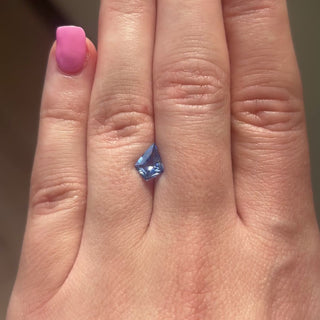 1.10ct Kite loose Sapphire, Point No Point Studio. Conflict free.