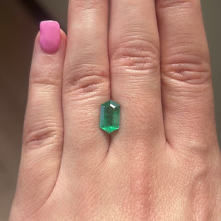 2.05ct Hexagon loose Gemstone, Point No Point Studio. Conflict free.