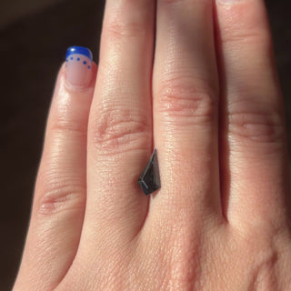 1.85ct Kite loose Sapphire Stone, Point No Point Studio. Conflict free.