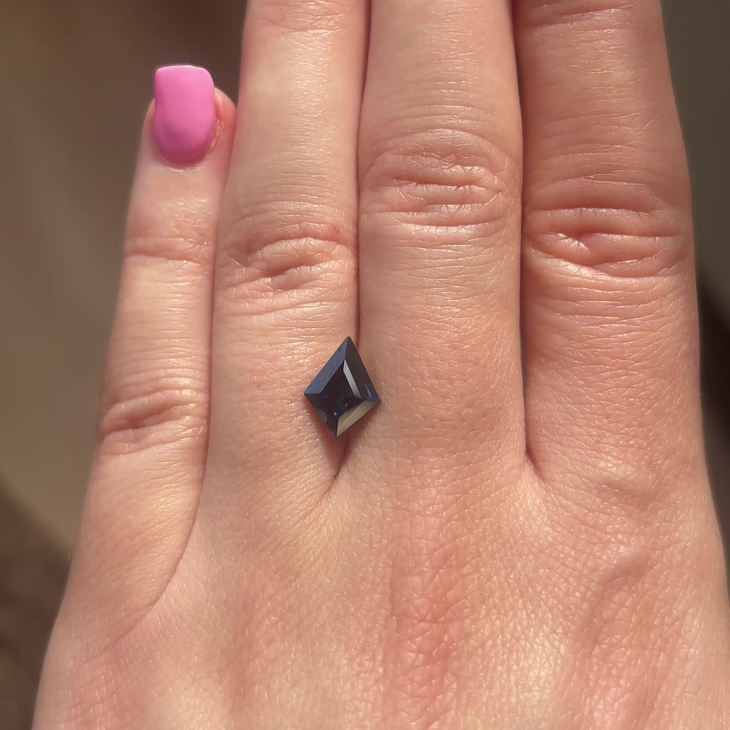 1.92ct Kite loose Sapphire, Point No Point Studio. Conflict free.