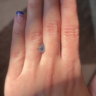 1.58ct Kite loose Sapphire, Point No Point Studio. Conflict free.