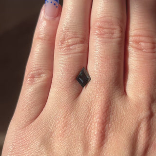 1.24ct Kite loose Sapphire Stone, Point No Point Studio. Conflict free.