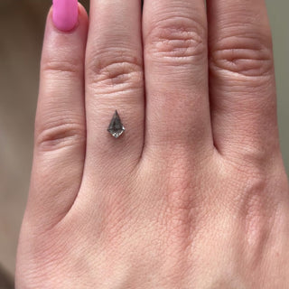 .61ct Kite loose Salt & Pepper Diamond, Point No Point Studio. Conflict free.