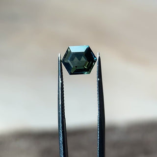 2.36ct Hexagon loose Sapphire, Point No Point Studio. Conflict free.