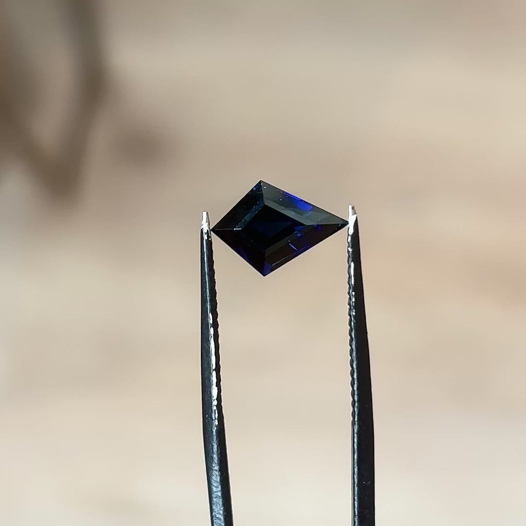 1.81ct Kite loose Sapphire, Point No Point Studio. Conflict free.