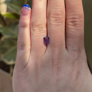 1.22ct Hexagon loose Sapphire, Point No Point Studio. Conflict free.