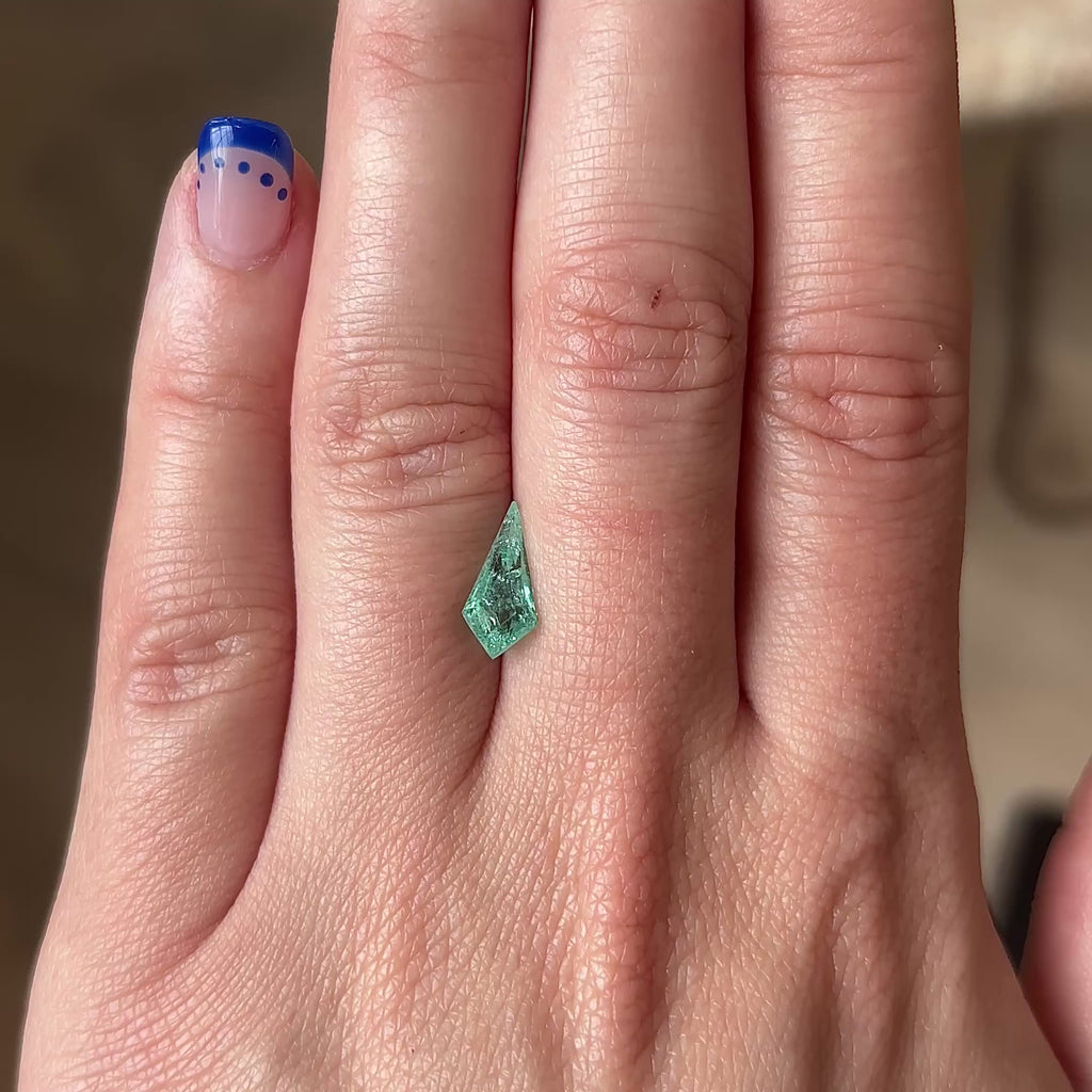 1.62ct Kite loose Gemstone, Point No Point Studio. Conflict free.
