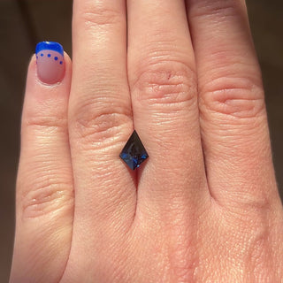 1.86ct Kite loose Sapphire, Point No Point Studio. Conflict free.