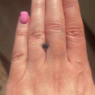 .97ct Hexagon loose Sapphire, Point No Point Studio. Conflict free.