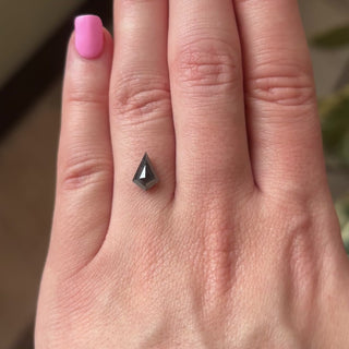 1.18ct Kite loose Black Diamond, Point No Point Studio. Conflict free.