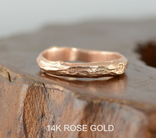 Mens Branch Wedding Band