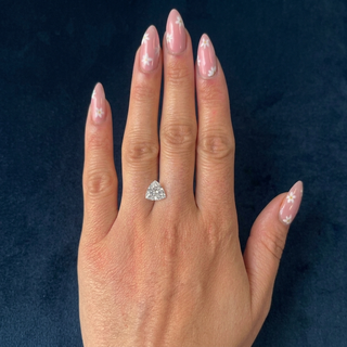 Brilliant Cut Trillion Moissanite (multiple sizes)