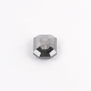.76 Carat Black Diamond, Rose Cut Emerald
