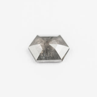.78 Carat Salt and Pepper Rose Cut Hexagon Diamond