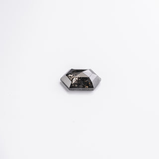 .84 Carat Black Rose Cut Hexagon Diamond