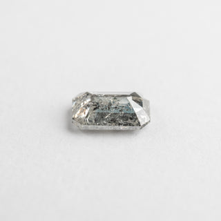 .92 Carat Light Salt and Pepper Rose Cut Emerald Diamond