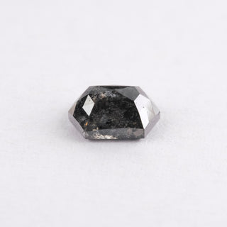 .95 Carat Salt and Pepper Rose Cut Hexagon Diamond
