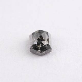 .95 Carat Salt and Pepper Rose Cut Hexagon Diamond