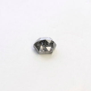 .96 Carat Salt and Pepper Rose Cut Hexagon Diamond
