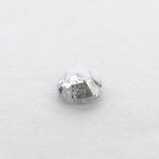 .98 Carat Salt and Pepper Rose Cut Pear Diamond