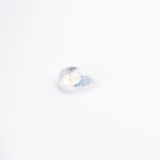 .99 Carat Icy White Rose Cut Pear Diamond