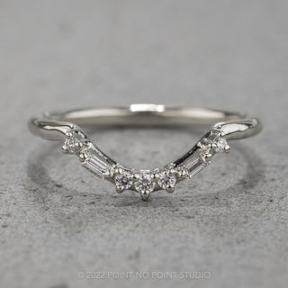 white diamond wedding ring