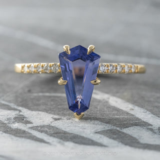 Custom sapphire Jules engagement ring