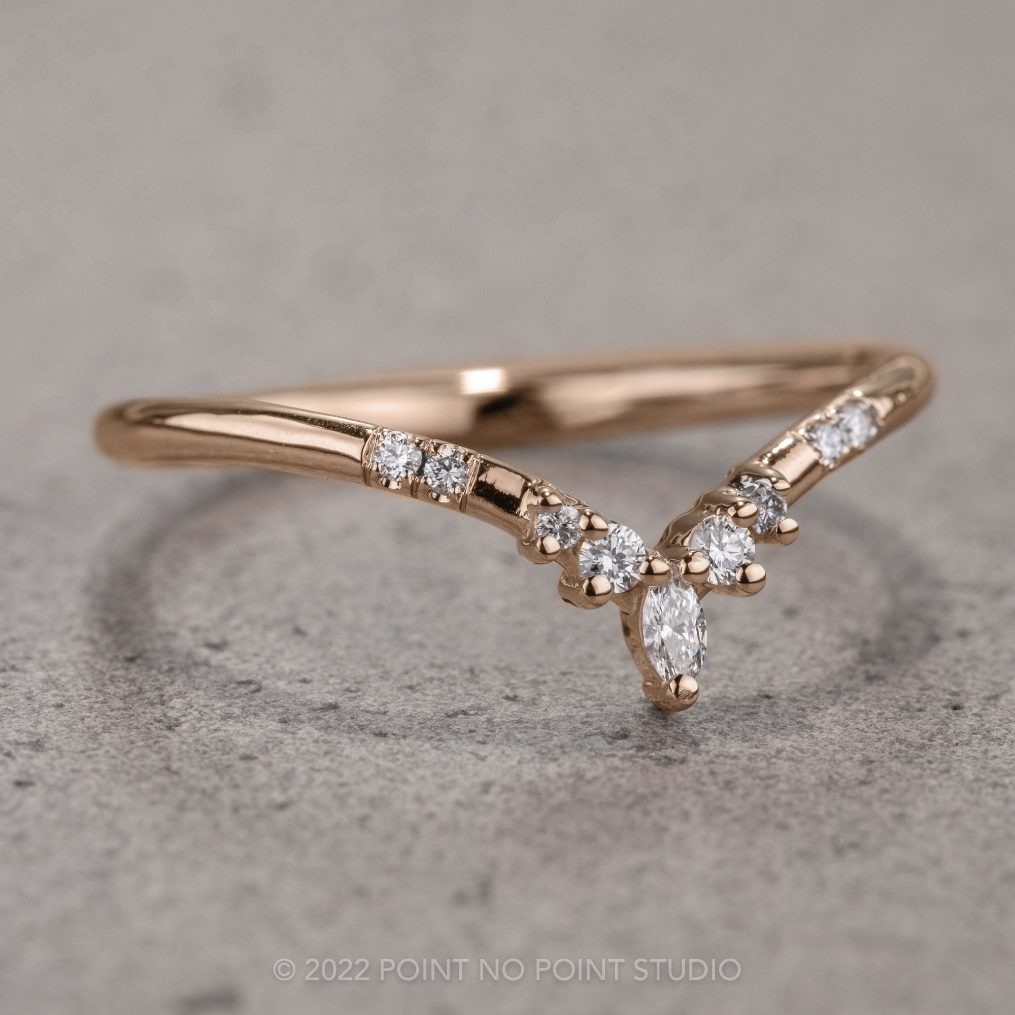 Marquise Diamond V Band – Point No Point Studio